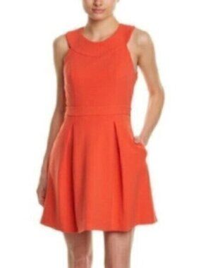 Rachel Roy Embellished Crisscross Open Back Mini Sheath Dress